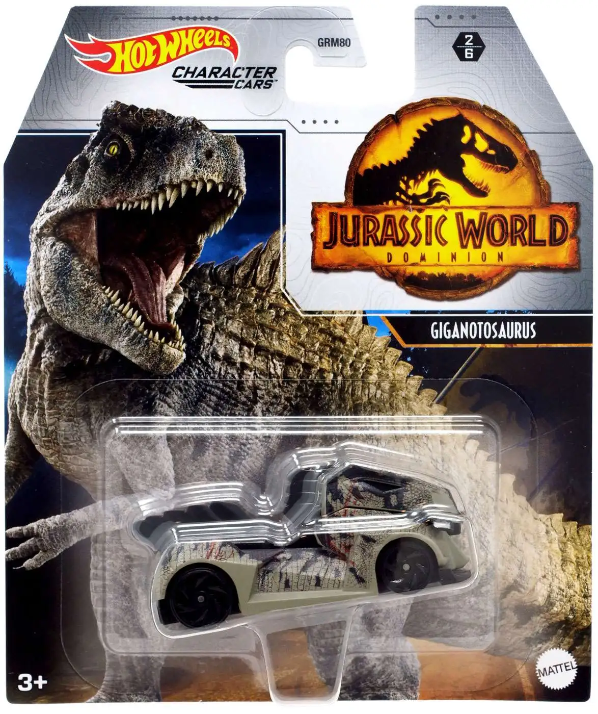 Best deal โ๏ธ Jurassic World Dominion Hot Wheels Character Cars Giganotosaurus Die Cast Car ๐งจ