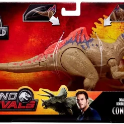 Hot Sale 💯 Jurassic World Fallen Kingdom Dino Rivals Concavenator Action Figure [Dual Attack, Brown] 🤩