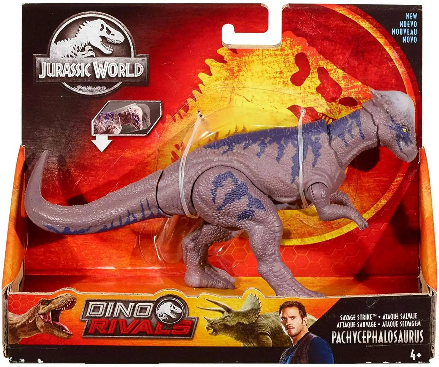 Flash Sale 🎁 Jurassic World Fallen Kingdom Dino Rivals Pachycephalosaurus Action Figure ✨
