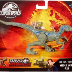 Hot Sale 🌟 Jurassic World Fallen Kingdom Dino Rivals Velociraptor Blue Action Figure [Savage Strike, Slashing Action] 🔔