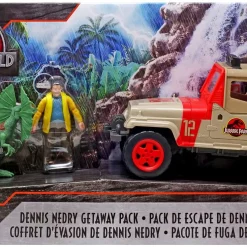 Buy 👍 Jurassic World Fallen Kingdom Legacy Collection Dennis Nedry Getaway Pack Exclusive Action Figure Set [with Dilophosaurus & Jeep Vehicle] 👍
