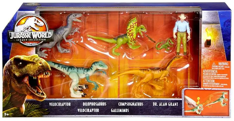 Best reviews of ๐ Jurassic World Fallen Kingdom Legacy Collection Dr. Alan Grant & Dinosaurs Exclusive Action Figure 6-Pack ๐