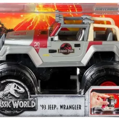 Hot Sale ๐ฅ Jurassic World Fallen Kingdom Matchbox '93 Jeep Wrangler Diecast Vehicle ๐