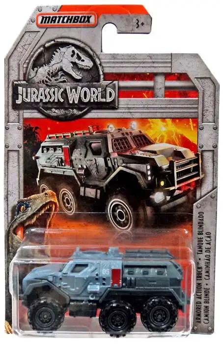 Brand new ๐ Jurassic World Matchbox Armored Action Truck Diecast Vehicle โจ