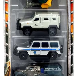 Brand new 🌟 Jurassic World Matchbox Island Transport Team Die Cast Car 5-Pack [Damaged Package] 👏