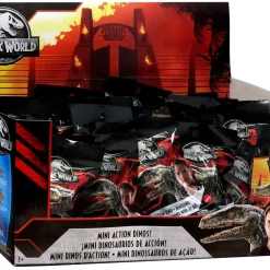 New ✔️ Jurassic World Matchbox Series 4 Mini Dino Figure 2-Inch Mystery Box [24 Packs] 😉