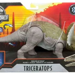 Buy 💯 Jurassic World Fallen Kingdom Primal Attack Triceratops Action Figure [Sound Strike] ✔️