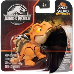 Deals ✨ Jurassic World Snap Squad Attitudes Stegosaurus Mini Figure [Brown] 🥰