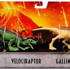 Coupon ⌛ Jurassic World Fallen Kingdom Velociraptor & Gallimimus Action Figure 🧨