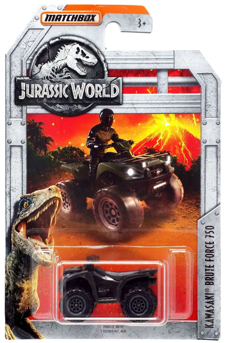Flash Sale ๐งจ Jurassic World Matchbox Kawasaki Brute Force 750 Diecast Car ๐ฏ