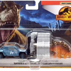Discount ๐ Jurassic World Matchbox Stegosaurus Claw Carrier Diecast Car โ๏ธ