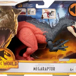Cheap 😍 Jurassic World Dominion Roar Strikers Megaraptor Action Figure 😍