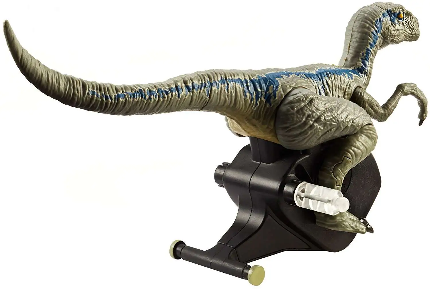 Promo 😉 Jurassic World Fallen Kingdom Rip Run Dinos Velociraptor Blue Action Toy 👏 - Image 3
