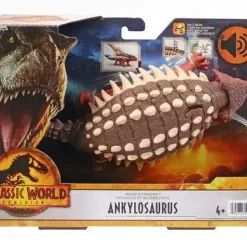 Cheap 🌟 Jurassic World Dominion Roar Strikers Ankylosaurus Action Figure 🛒