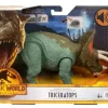 Best deal 🤩 Jurassic World Dominion Roar Strikers Triceratops Action Figure [Brown Head] 🛒