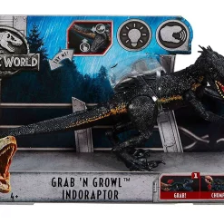Deals ✨ Jurassic World Fallen Kingdom Grab 'N Growl Indoraptor Action Figure [Lights & Sounds] 🔔